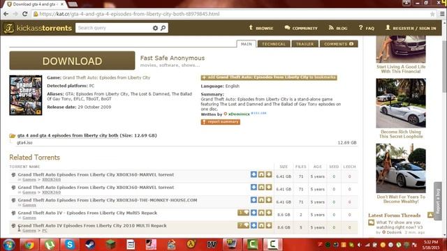 Cum sa descarci GTA 4 + DLC ! FREE !!!! смотреть онлайн