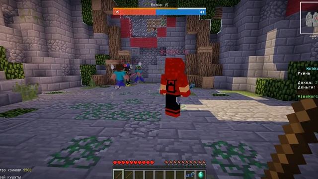 MobWars#6 ЛАГАЮЩАЯ НЕВЕРОЯТНАЯ ПОБЕДА [Minecraft] смотреть онлайн