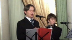 Колокольный звон, над землёй плывёт, а в монастыре братский хор поёт: - "Господи помилуй!"