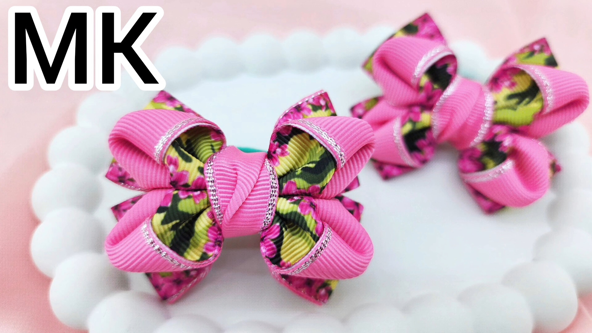 МК Бантики, Бантики на день Победы, Бантики из лент, Простые Бантики, Как завязать бант, Канзаши МК