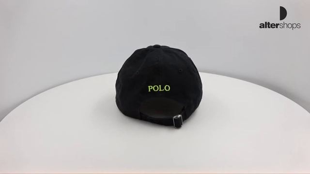POLO RALPH LAUREN COTTON CHINO BALL CAP Μαύρο 710812379003 смотреть онлайн