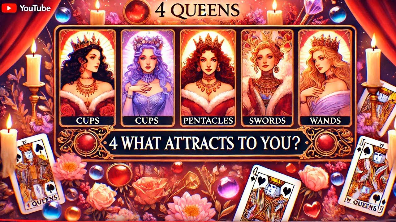 4 КОРОЛЕВЫ ЧЕМ ТЫ ПРИВЛЕКАЕШЬ МУЖЧИН  ❤️