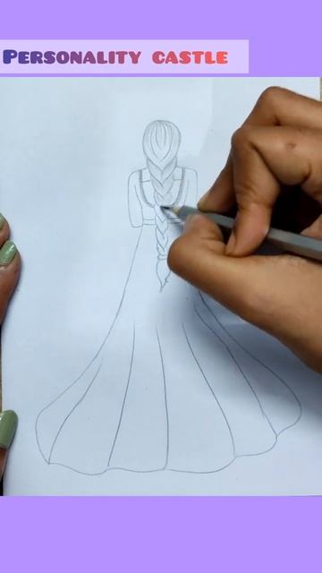 long hair girl drawing / easy girl drawing #shorts #girldrawing #girl смотреть онлайн
