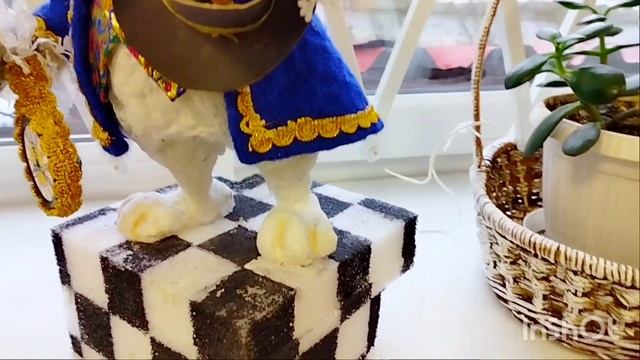 #Заметки_культорганизатора "Мартовский заяц" Арт - объект из ваты и текстиля. смотреть онлайн