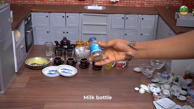 Mini Real Cooking Ceramic & Glass Collections | Miniature Utensils With Names | Unboxing Kitchen Se смотреть онлайн