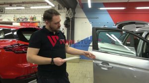 Инструкция по оклейке зоны под ручками дверей Атлас Про в защитную пленку