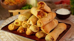 Тончайшие, хрустящие и очень вкусные. ВЭРЗЭРЕ (ПИРОЖКИ С КАПУСТОЙ)