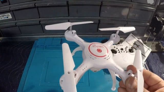 Tophatter Budget Drone. Switch RC, Syma X5UW Clone. смотреть онлайн