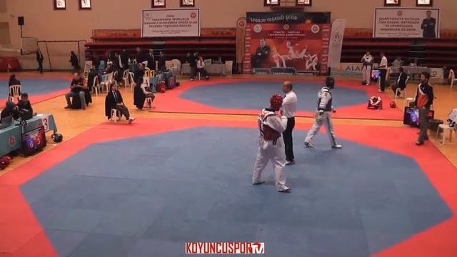 80kg Muhammed Talha Aydogan vs Hamza Sahin (2017 Turkish TKD Championships -21) смотреть онлайн