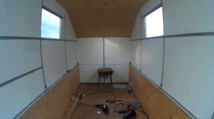 Домик на колёсах своими руками Жилой модуль в прицеп Кемпер 2 часть