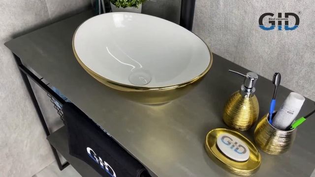 Цветная раковина для ванной Gid Nc999 смотреть онлайн
