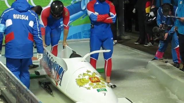 2010 Olympics Bobsled 2 Man, Russia Zubkov & Voevoda