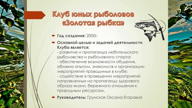 Клуб юных рыболовов "Золотая рыбка" смотреть онлайн
