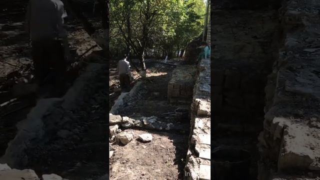Двор мечты 💫 Каркас порога , из не обработанного камня . смотреть онлайн