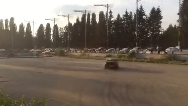 Кадученко слалом на ледовом, 1е место EVO 9 смотреть онлайн