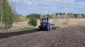 Трактор LOVOL TR-1504 (Новинка!) с 5 корпусным оборотным плугом Lemken