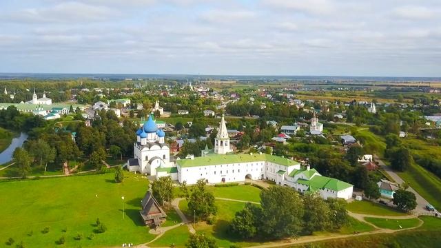 Суздаль с высоты птичьего полета. Ч.1 DJI MAVIC PRO смотреть онлайн