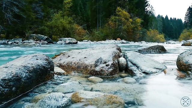 Mountain river/ Горная река, звуки воды, звуки природы смотреть онлайн