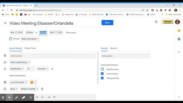 Creating a Google Meet w Calendar and email notification смотреть онлайн