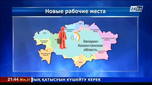 Карагандинская область стала лидером по трудоустройству смотреть онлайн