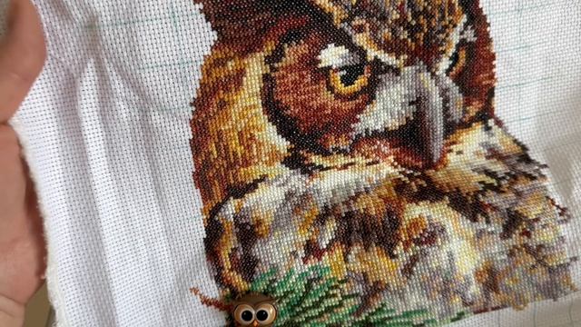 Вышивальные будни февраля #3./вышивка крестом, продвижения. смотреть онлайн