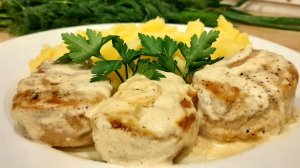 СВИНИНА в Сливочном соусе. Медальоны из свиной вырезки в сливочном соусе