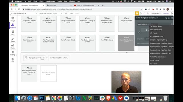 Build a Mobile Fitness App with Bubble.io - Pt 12 Join & Unjoin a Yoga Plan Tutorial смотреть онлайн