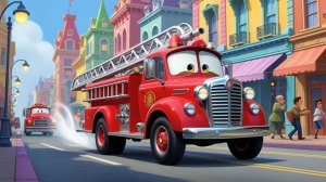 Пожарная машина🚒| Детские песенки | Песенка про пожарную машину | Песенки для малышей слушать