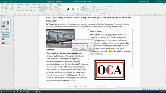Hyphenation and Justification in Publisher смотреть онлайн