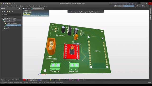 ESP32 with Motor Driver | PCB Designing using Altium смотреть онлайн