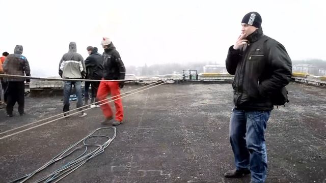 Одесса - Днепр (rope jump 16-ти этажка 17.12.11) смотреть онлайн