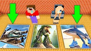 НУБ И ДЕВУШКА ПРО НАШЛИ НОВЫЕ ЯМЫ МОНСТРОВ В МАЙНКРАФТ ТРАЛАЛЕЛО ТРАЛАЛА И БОМБАРДИРО КРОКОДИЛО