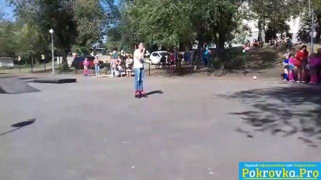 Відкриття ролердрому у смт Покровське смотреть онлайн