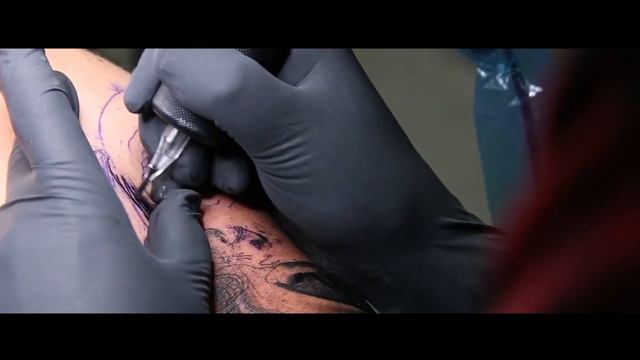 Tattoo Process - Vibrations Tattoo - Salvador Dalí