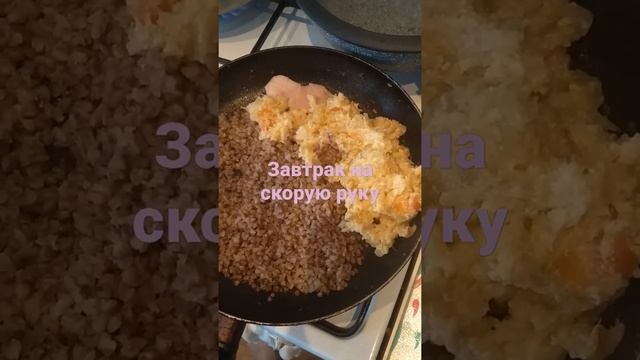 Завтрак на скорую руку ,греча кабачок ,куриная вичина смотреть онлайн