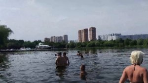Серебряный Бор. Москва. Тихое спокойное место для отдыха. Обзор пляж номер 2.