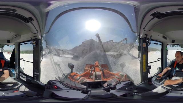 Step inside the cab of a ZW310-6 wheel loader смотреть онлайн