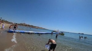 Лучший песчаный пляж в Шарм-эль-Шейх. Отель Novotel Beach