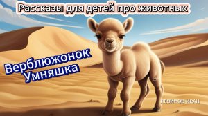 Верблюжонок Умняшка. Рассказы для детей про животных и зверей. Очень наглядно, красочно. Левинов И.