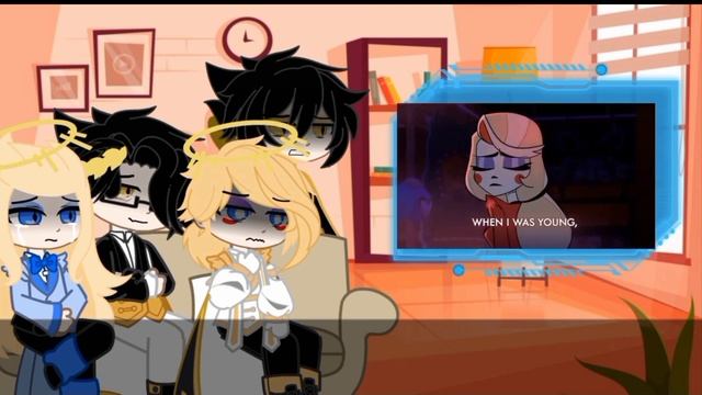 /Archangels' Reaction To Lucifer/Реакция архангелов на Люцифера/ Hotel Hazbin/0.5!!!