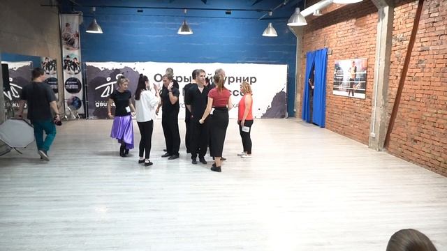 Турнир по хастлу, ED - класс. JnJ Beginner 0-1. 1/2. 1 заход. смотреть онлайн