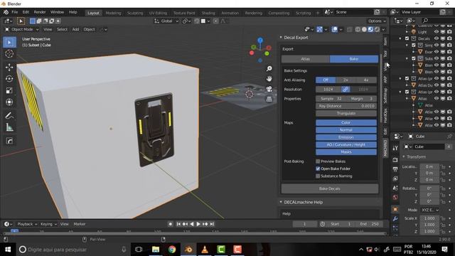 BLENDER 1502 Decal Machine 2 0 28 Bake смотреть онлайн