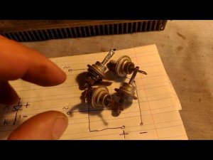 Как сделать диодный мост из советских диодов.