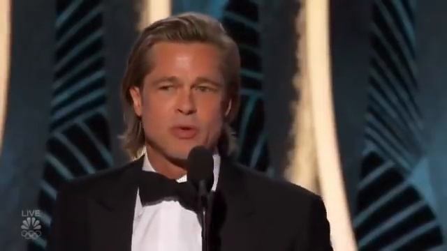 Brad Pitt at Golden Globes 2020 смотреть онлайн
