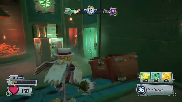 Plants vs Zombies:Garden Warfare 2 - Team Vanquish - Z-Tech Factory as the Plants смотреть онлайн