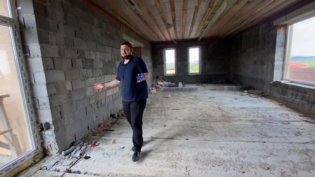 Строящийся коттедж 80 м2 в новом закрытом посёлке в Семилуках смотреть онлайн