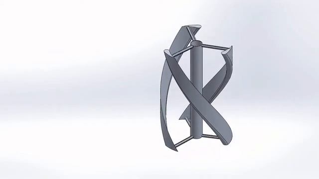 Solidworks vertical axis wind turbine motion study смотреть онлайн