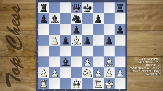 Chess Online - Boris V Spassky vs Harry Golombek смотреть онлайн