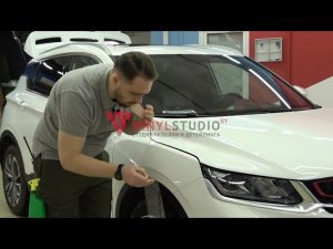 Инструкция по частичной оклейке переднего крыла Geely Coolray
