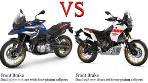 BMW F 850 GS vs Yamaha XTZ 700 Tenere Test specification comparison